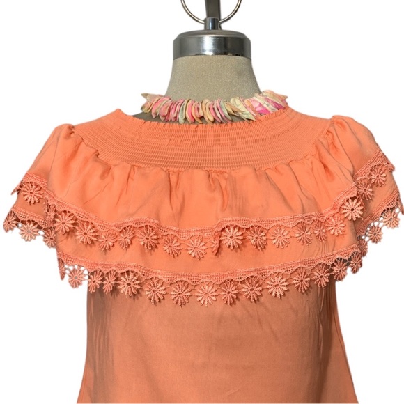 *NEW* OFF The Shoulder Ruffle Summer Top Size S/M - Picture 14 of 15